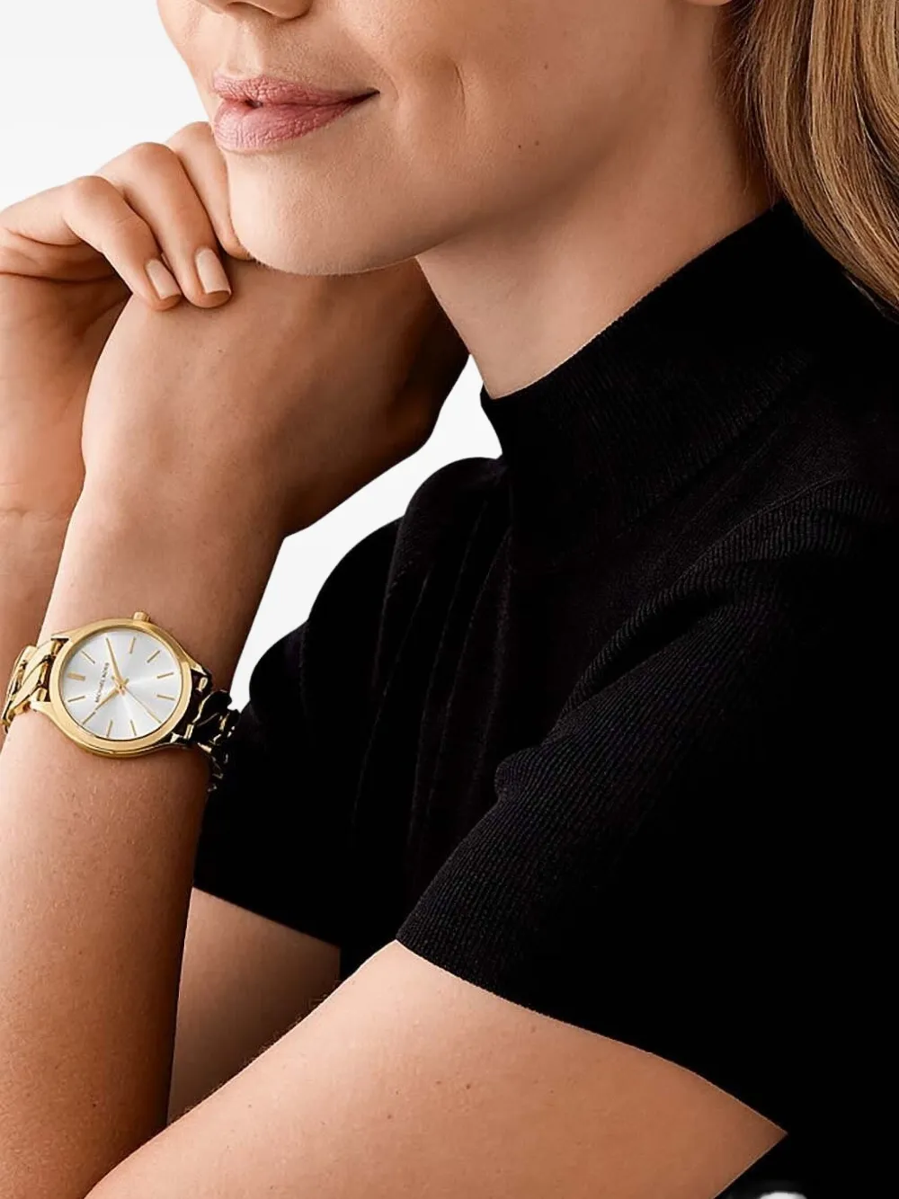 Michael Kors Runway 38mm - ゴールドトーン Michael Kors Runway 38mm - ゴールドトーン