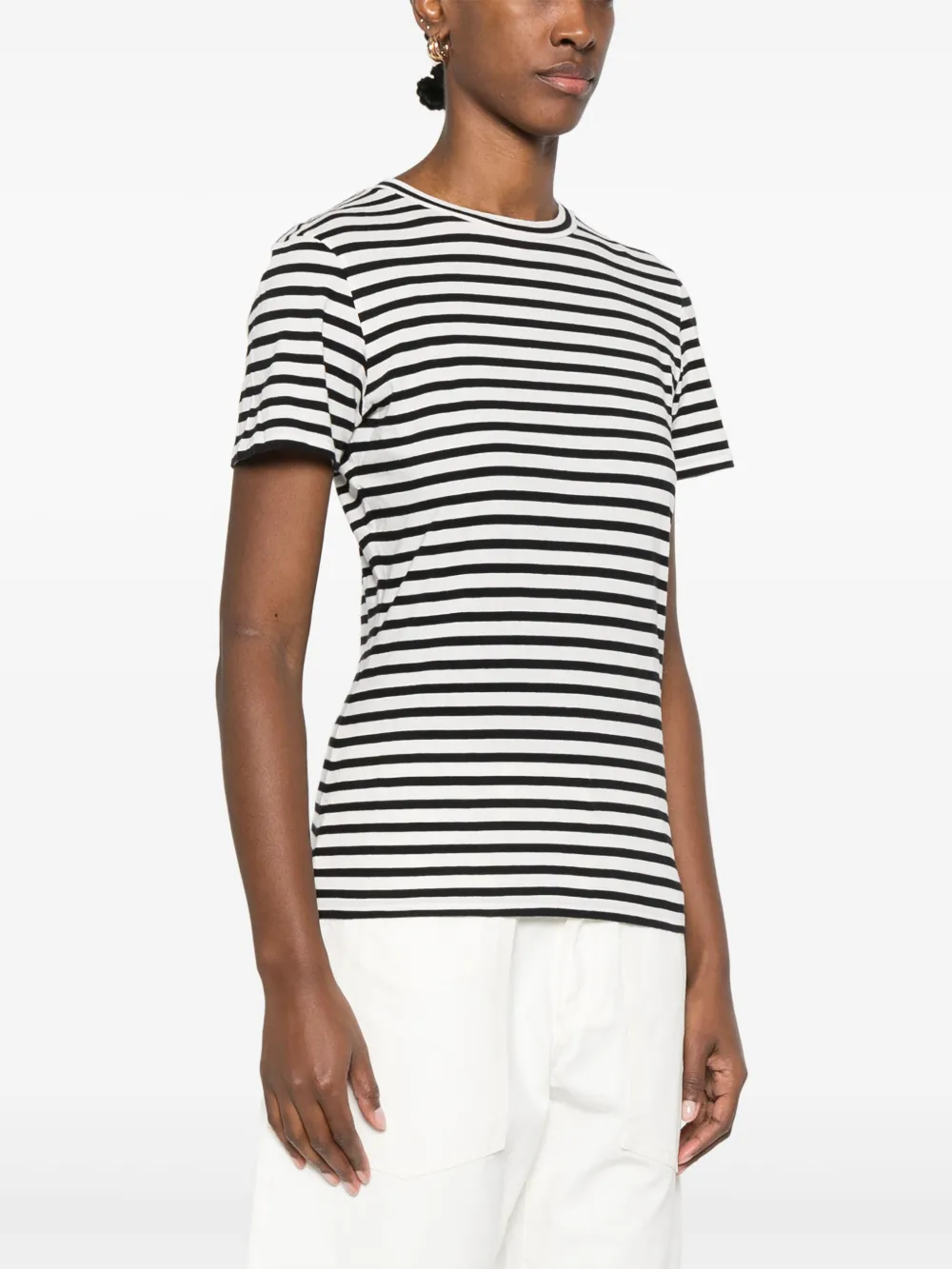 Nili Lotan Mariela T-shirt Zwart