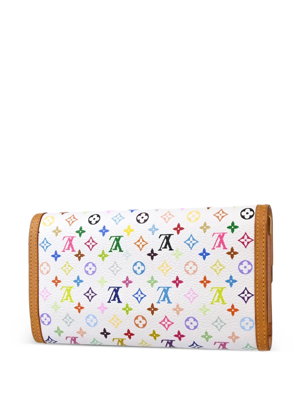 Louis Vuitton Pre-Owned x Takashi Murakami 2003 Porte Tresor International portemonnee - Wit