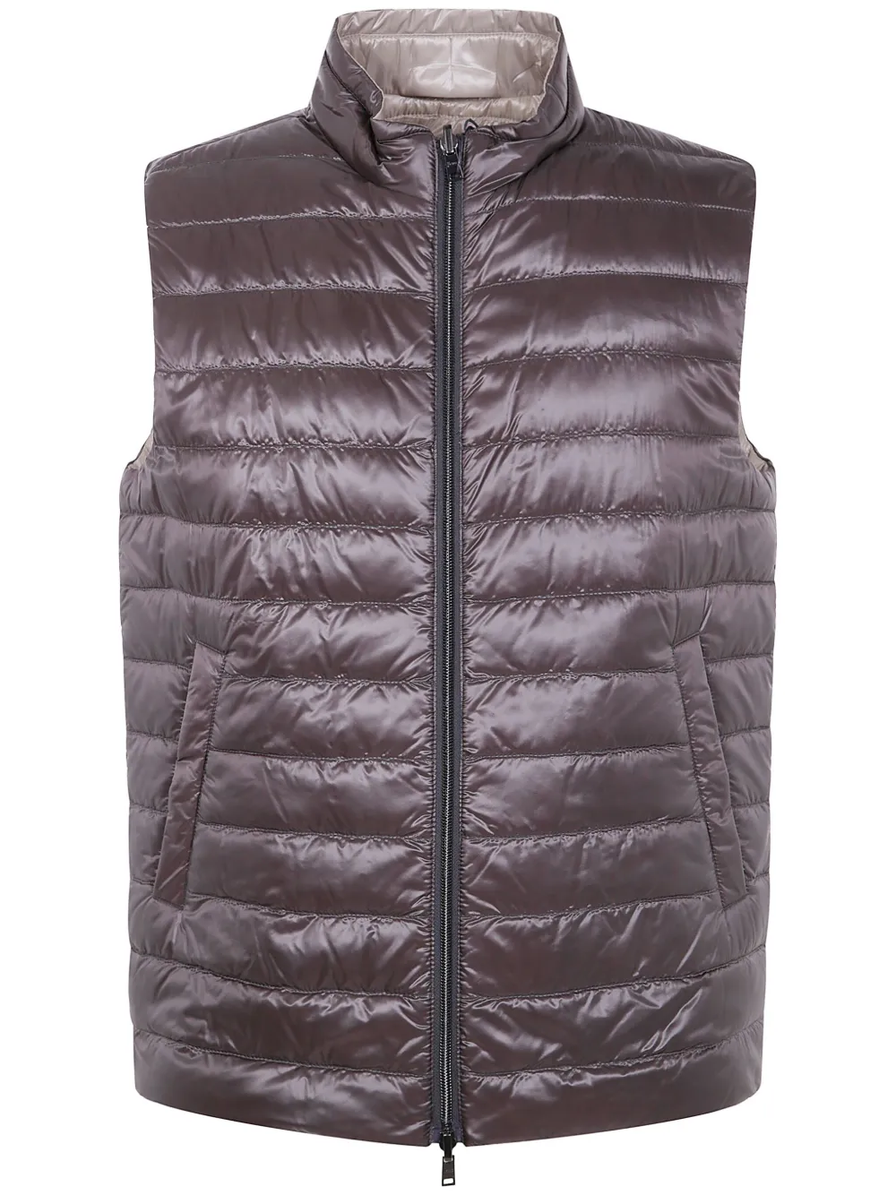 zip-up gilet