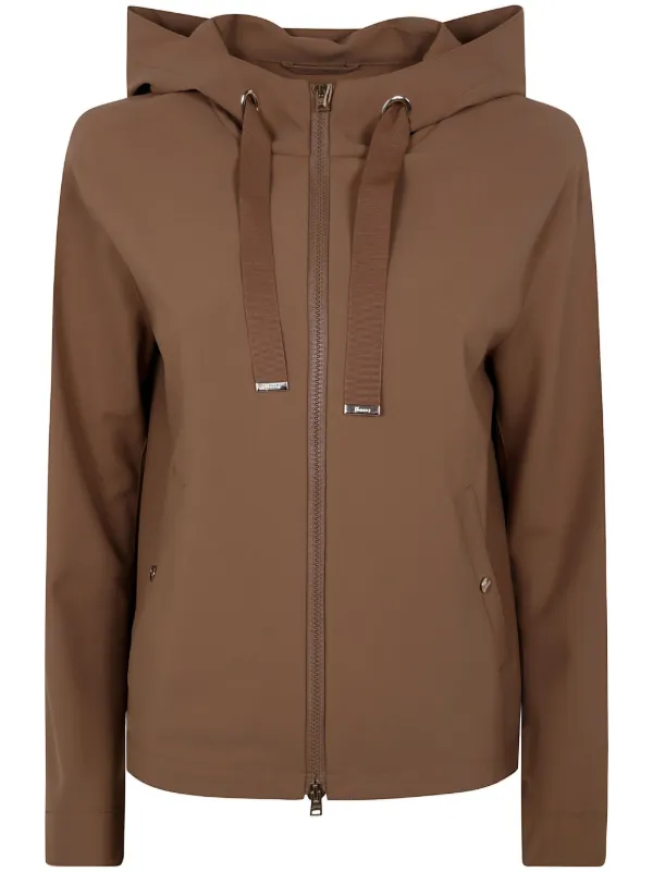 Herno Hooded Jacket in Neutrals