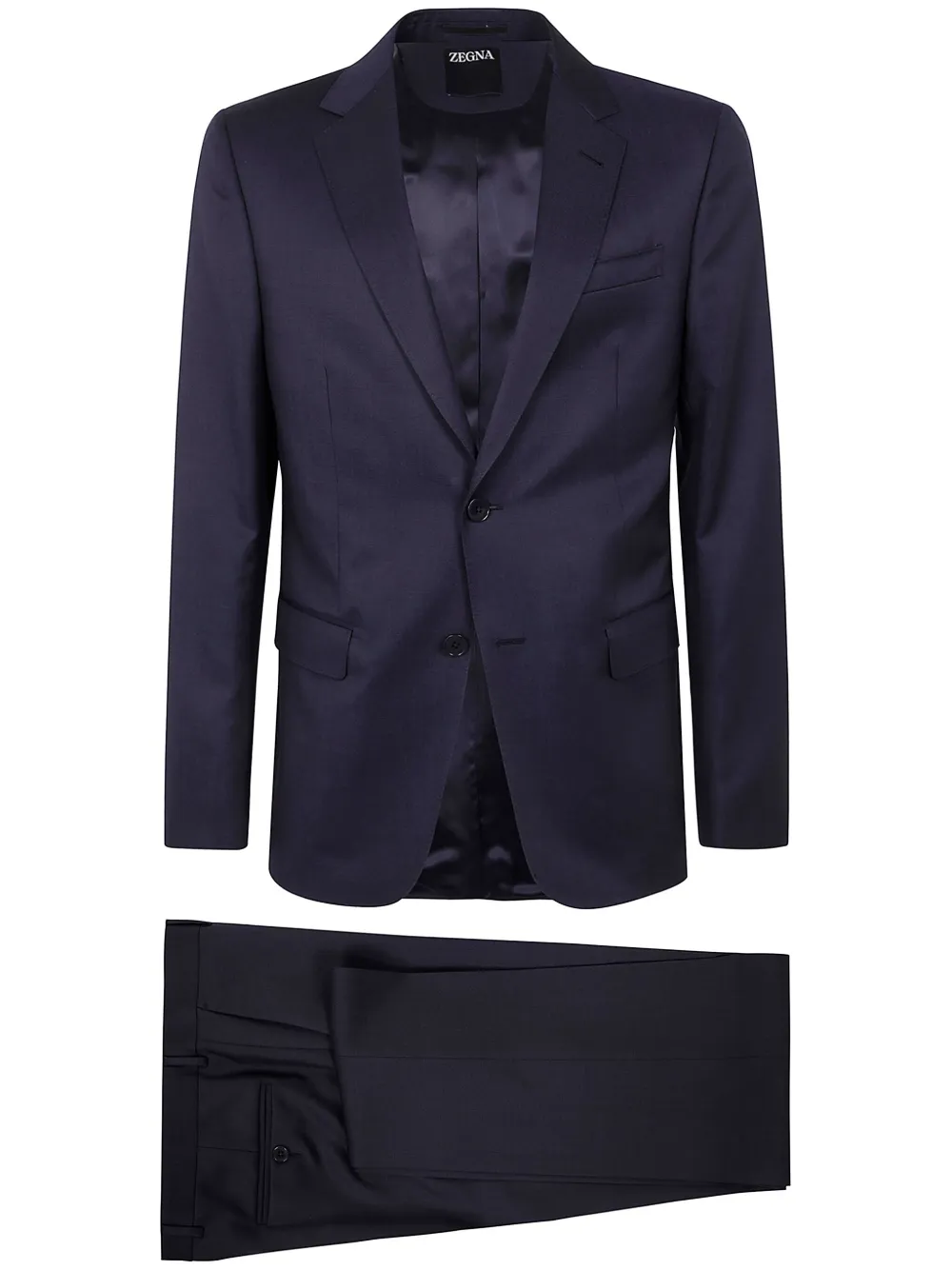 Zegna Marineblauwe blazer