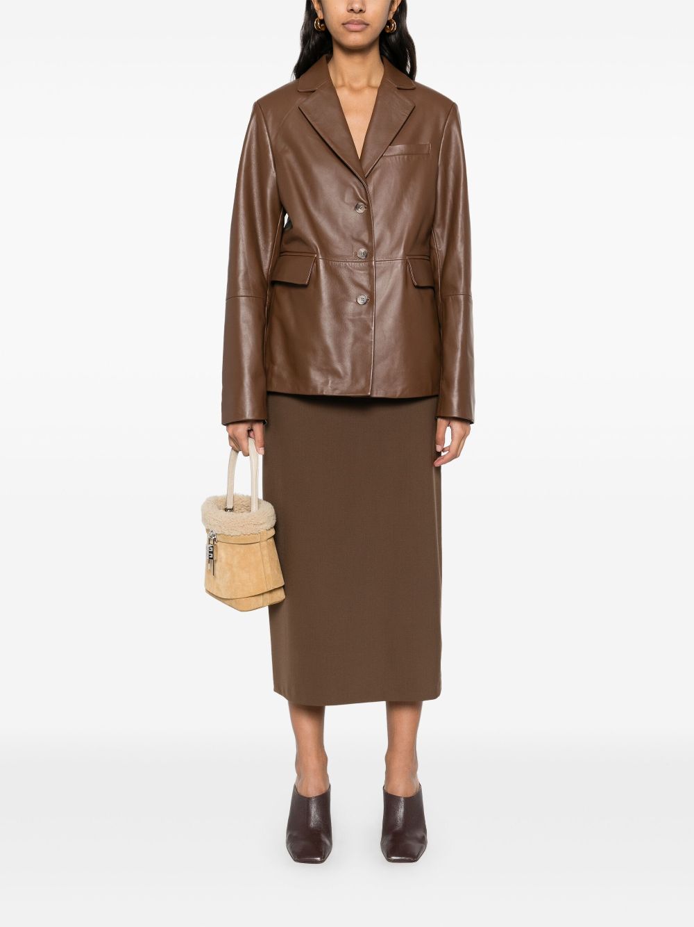 Loulou Studio Aldo blazer - Brown