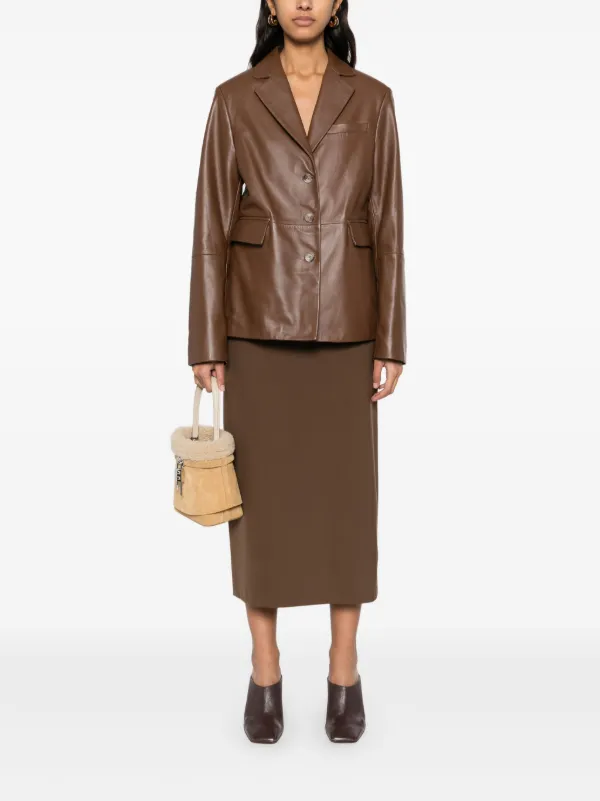LouLou De Saison Samos Maxi Skirt | Brown | FARFETCH