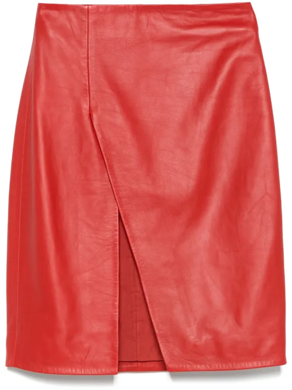 【関税込み】Loulou de Saison ロングスカート LouLou De Saison Ekare スカート | レッド | FARFETCH JP