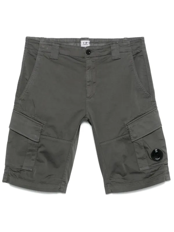 Company Satin Cargo Shorts Grey FARFETCH VN