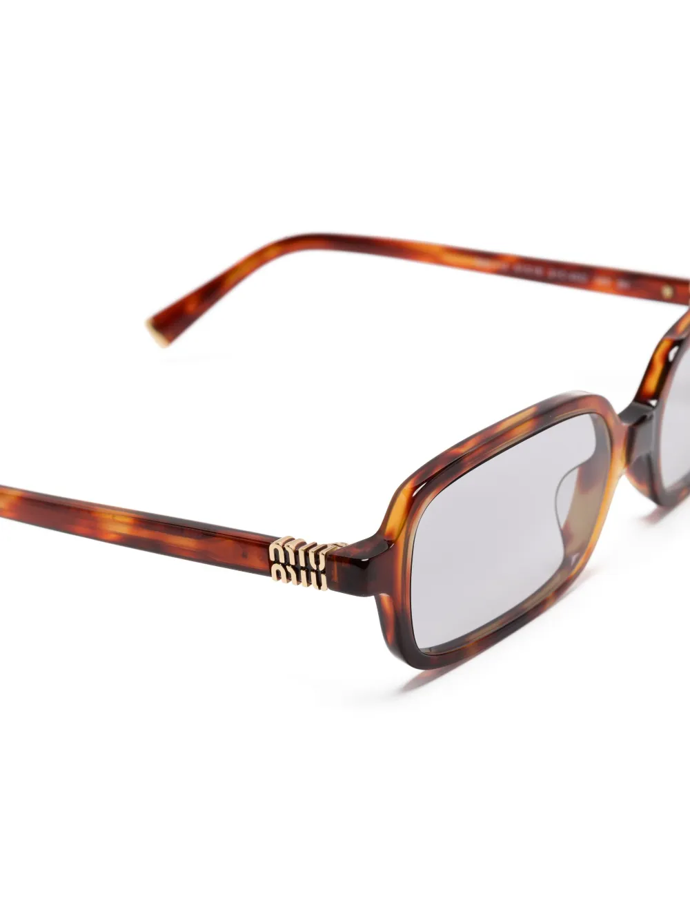 Miu Miu 11zs Sunglasses In Brown