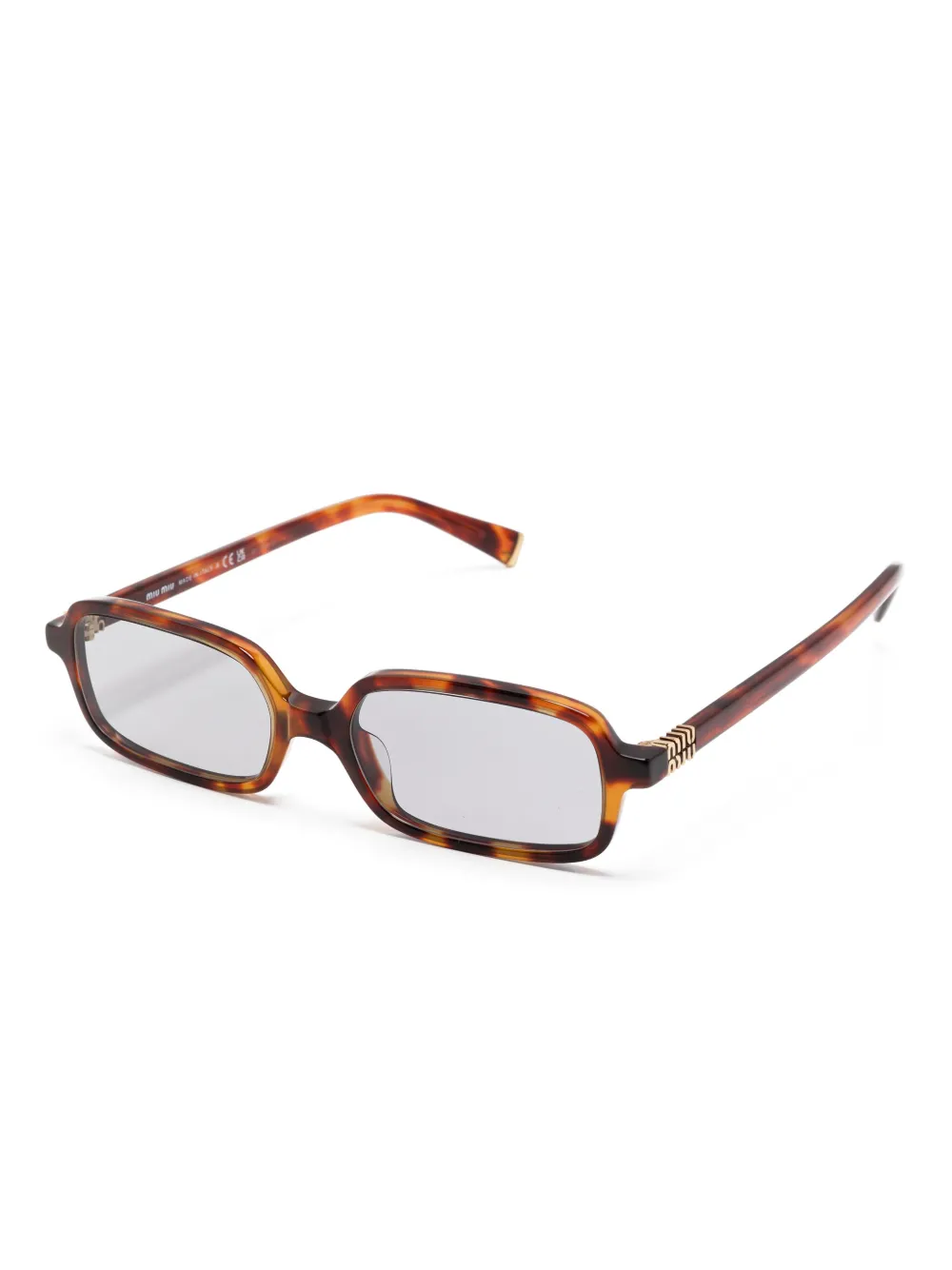 Miu Miu 11zs Sunglasses In Brown