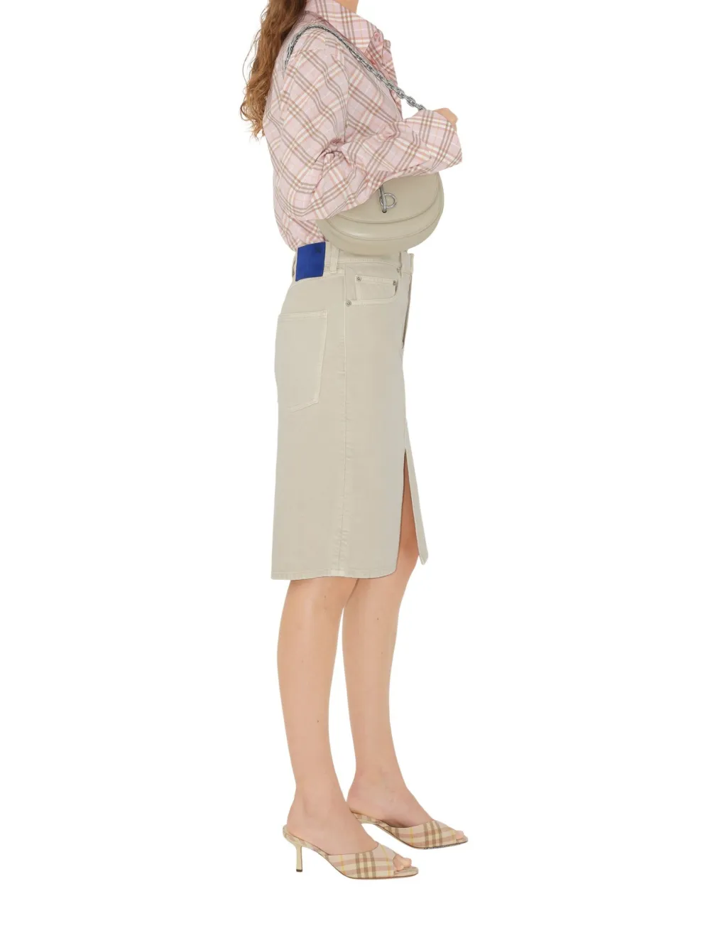 BURBERRY DENIM SKIRT 