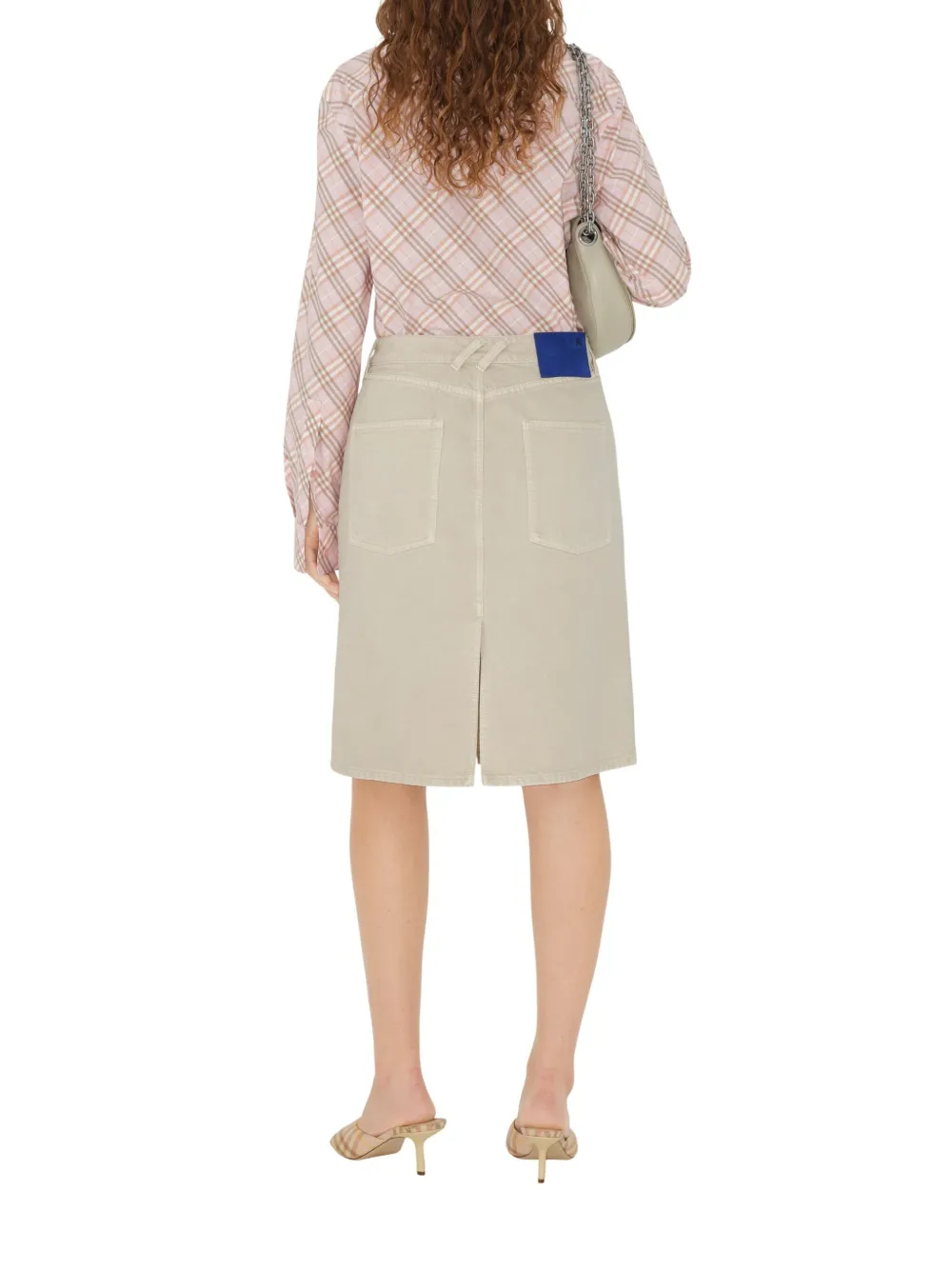 BURBERRY DENIM SKIRT 