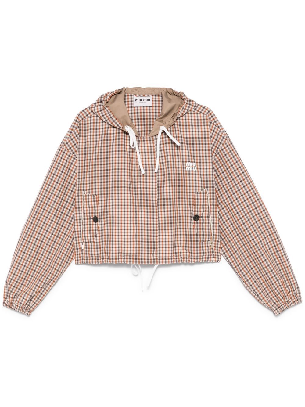 MIU MIU CHECKED JACKET