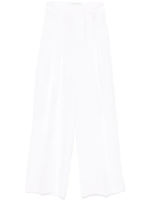 ERMANNO FIRENZE  pleated palazzo trousers 