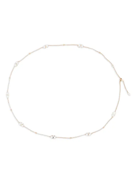 Valentino Garavani V-logo beaded necklace
