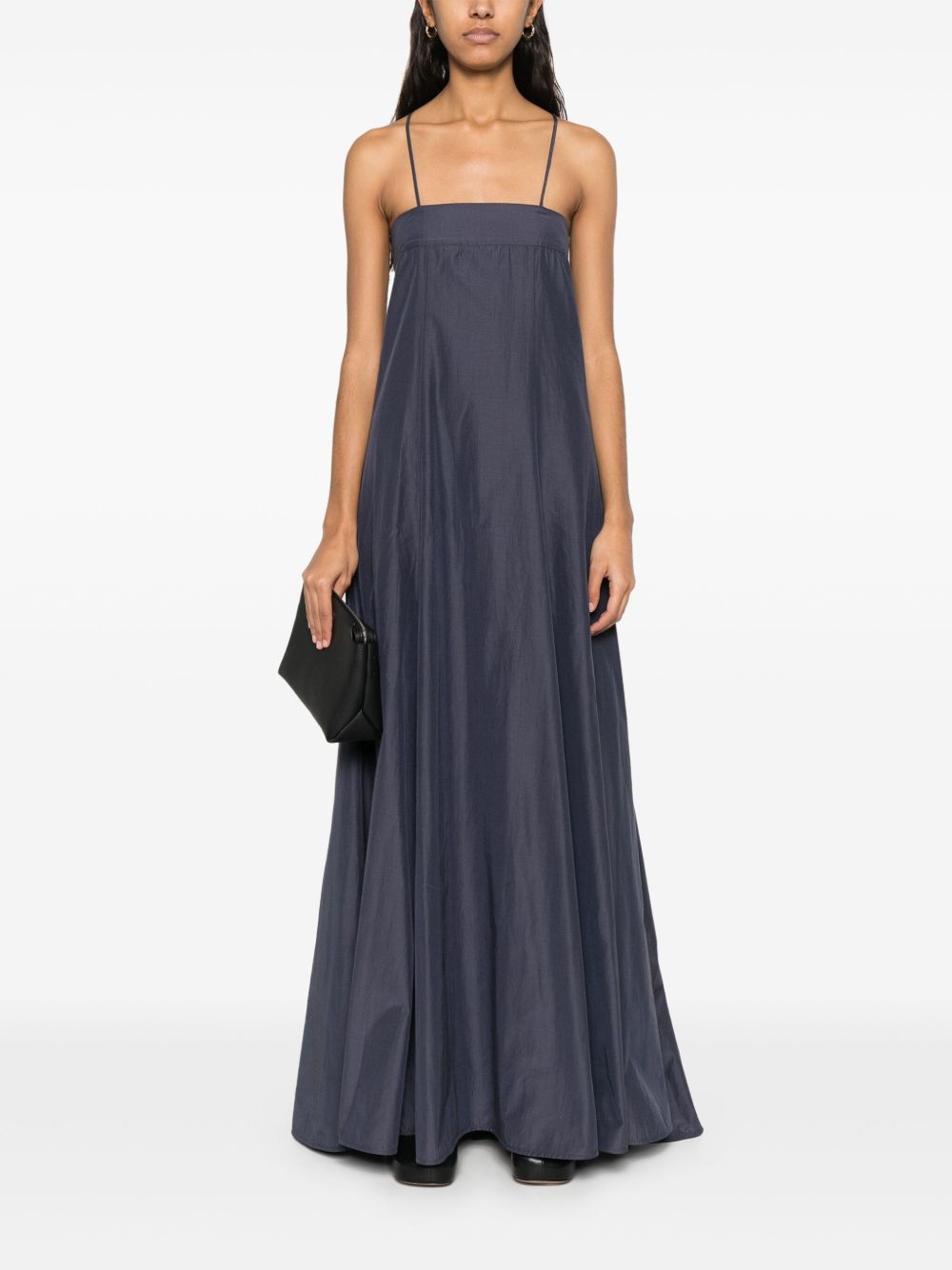 Forte Forte Taffeta maxi-jurk - Blauw