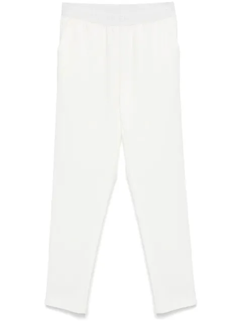 ERMANNO FIRENZE  pantalones rectos con logo en la pretina