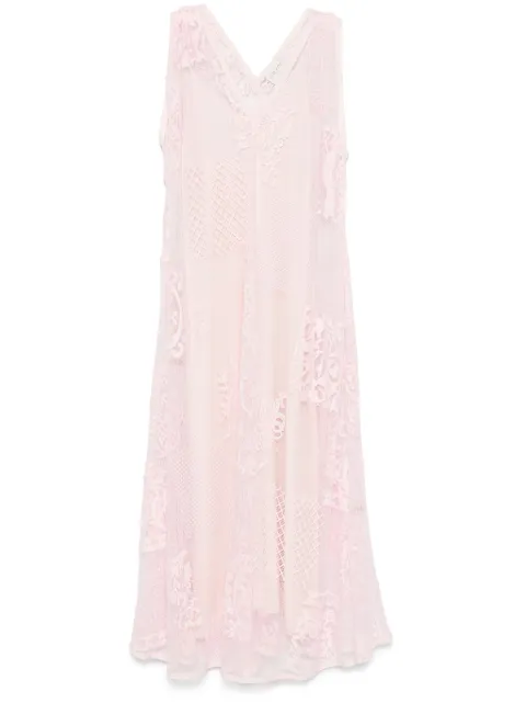 Forte Forte jacquard lace maxi dress