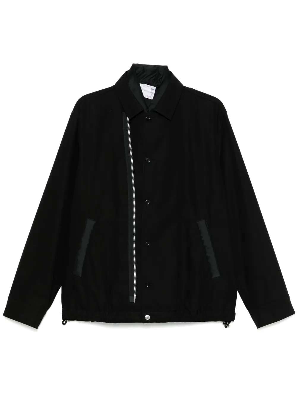 sacai layered jacket | Black | Image 1