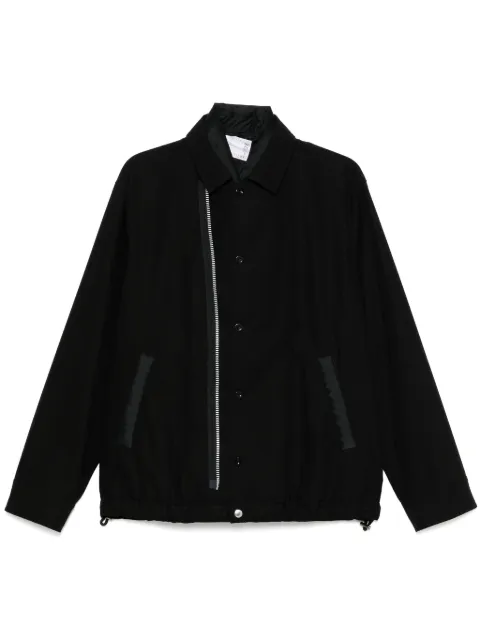 sacai layered jacket