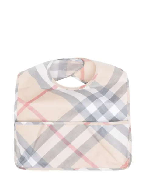 Burberry Check coated bib