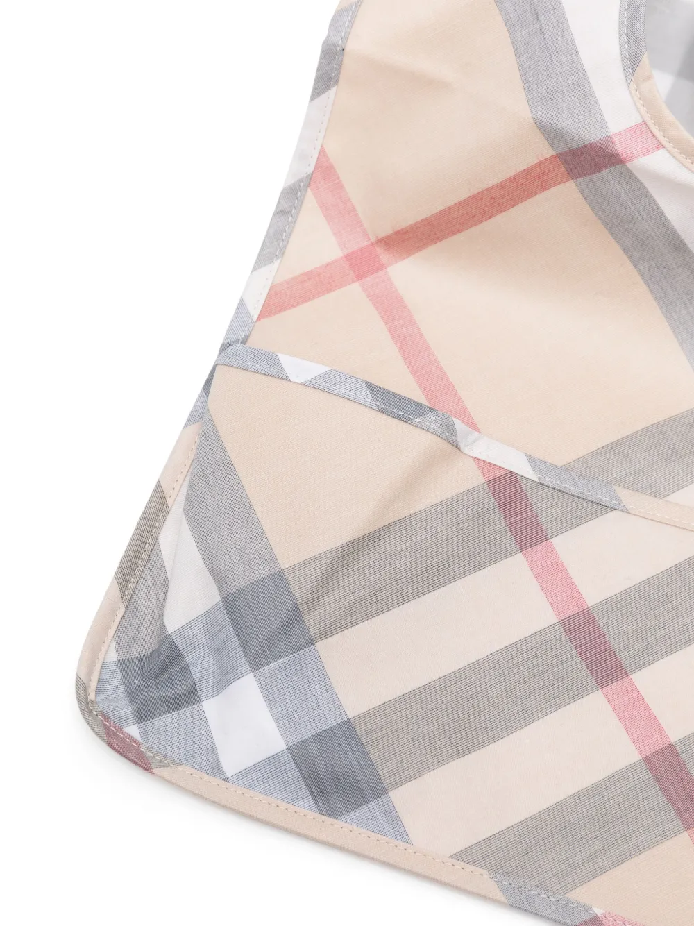 Burberry Geruit gecoat slabbetje - Beige