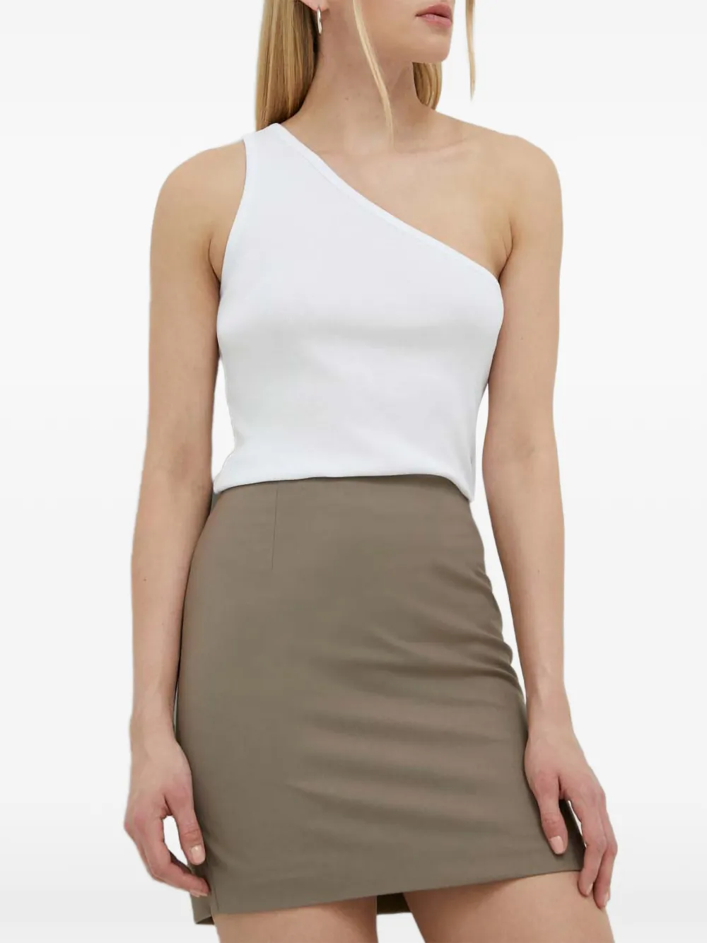 Gestuz zip-fastening mini skirt - Toni neutri