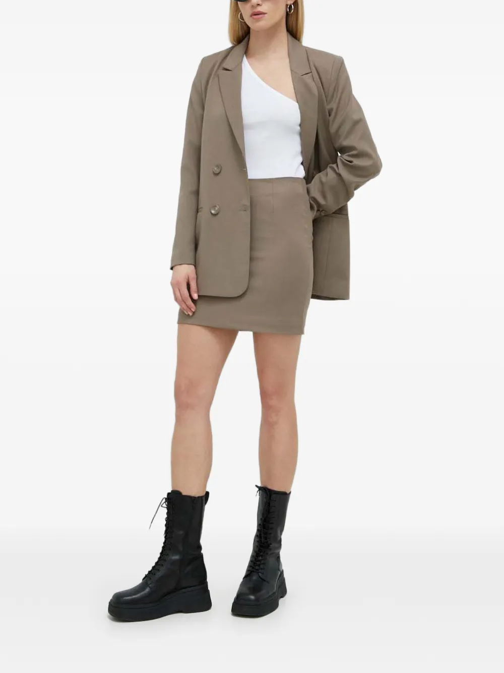 Zip-Fastening Mini Skirt