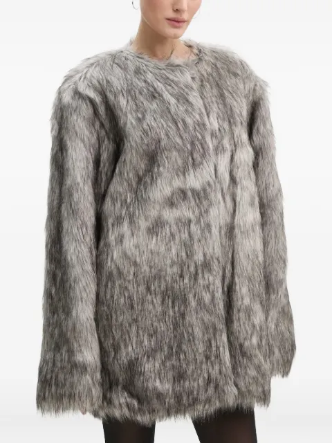 Gestuz WiliaGZ  mottled-faux-fur coat