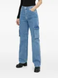 Gestuz cargo-pocket jeans - Blue
