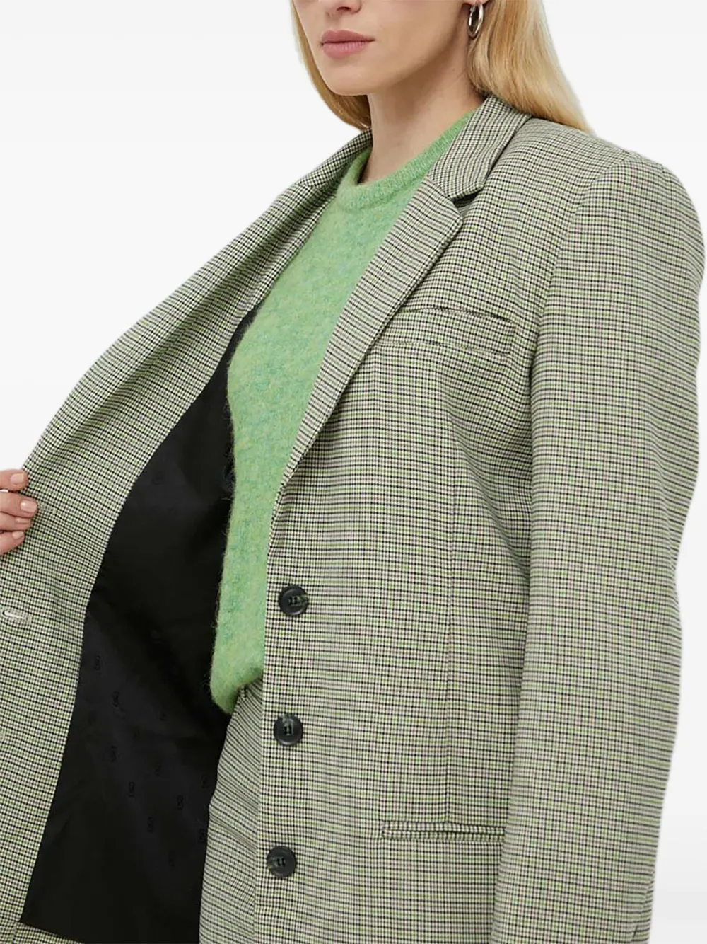 Gestuz Cinnagz Houndstooth Blazer In Multi