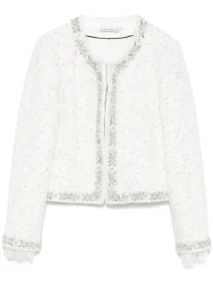 Alice + Olivia ミリーツイードジャケット alice + olivia ウィメンズ ツイードジャケット通販 - FARFETCH