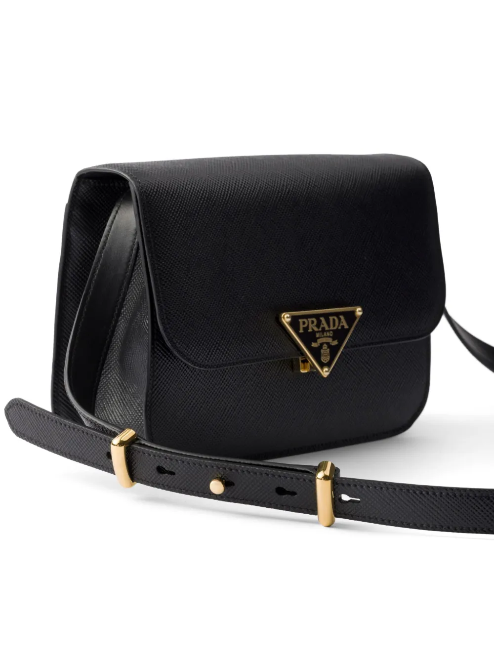 Prada レザーショルダーバッグ | ブラック | FARFETCH JP Prada レザーショルダーバッグ | ブラック | FARFETCH JP