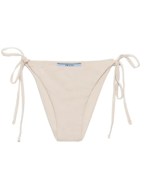 Prada crystal-embellished bikini bottoms