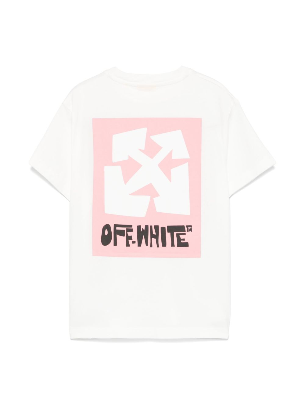 Off-White Kids Big Label T-shirt - Wit