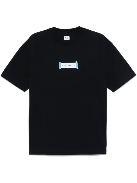 C.P. Company playera con logo estampado