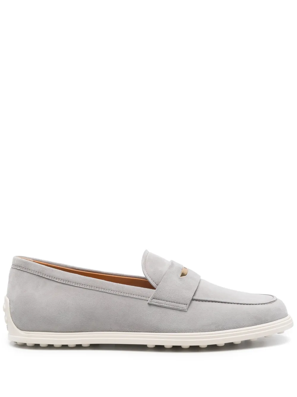 Tod's suede loafers Grey