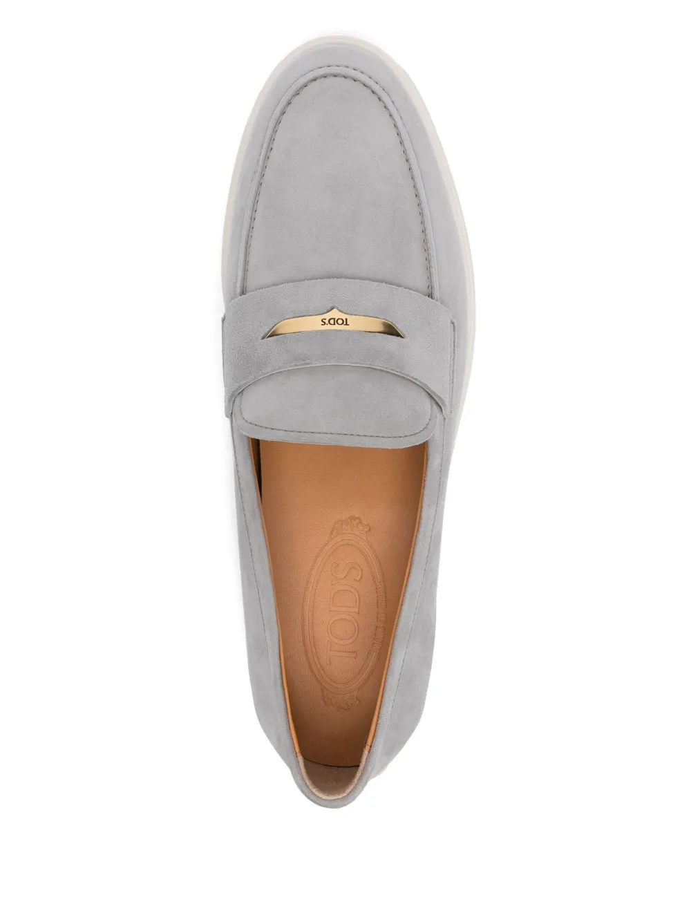 Tod's suede loafers Grey