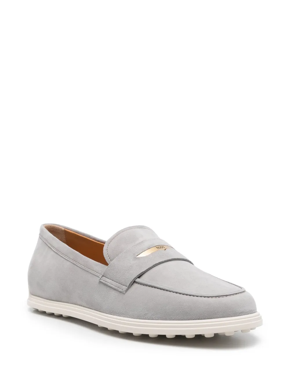 Tod's suede loafers Grey