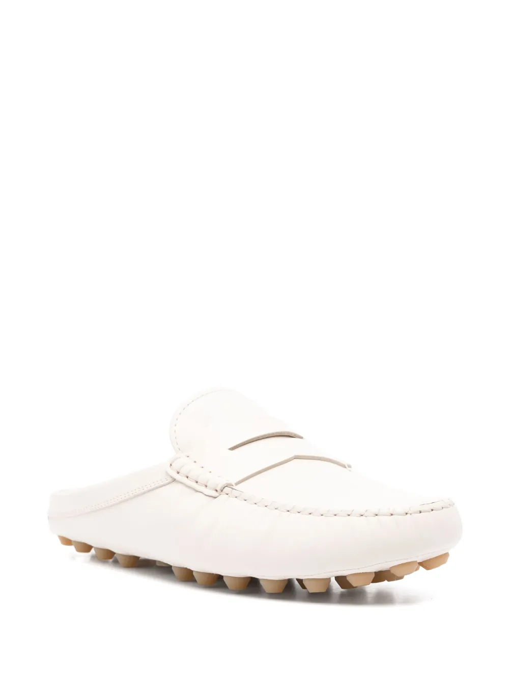 Tod's leather slippers Neutrals