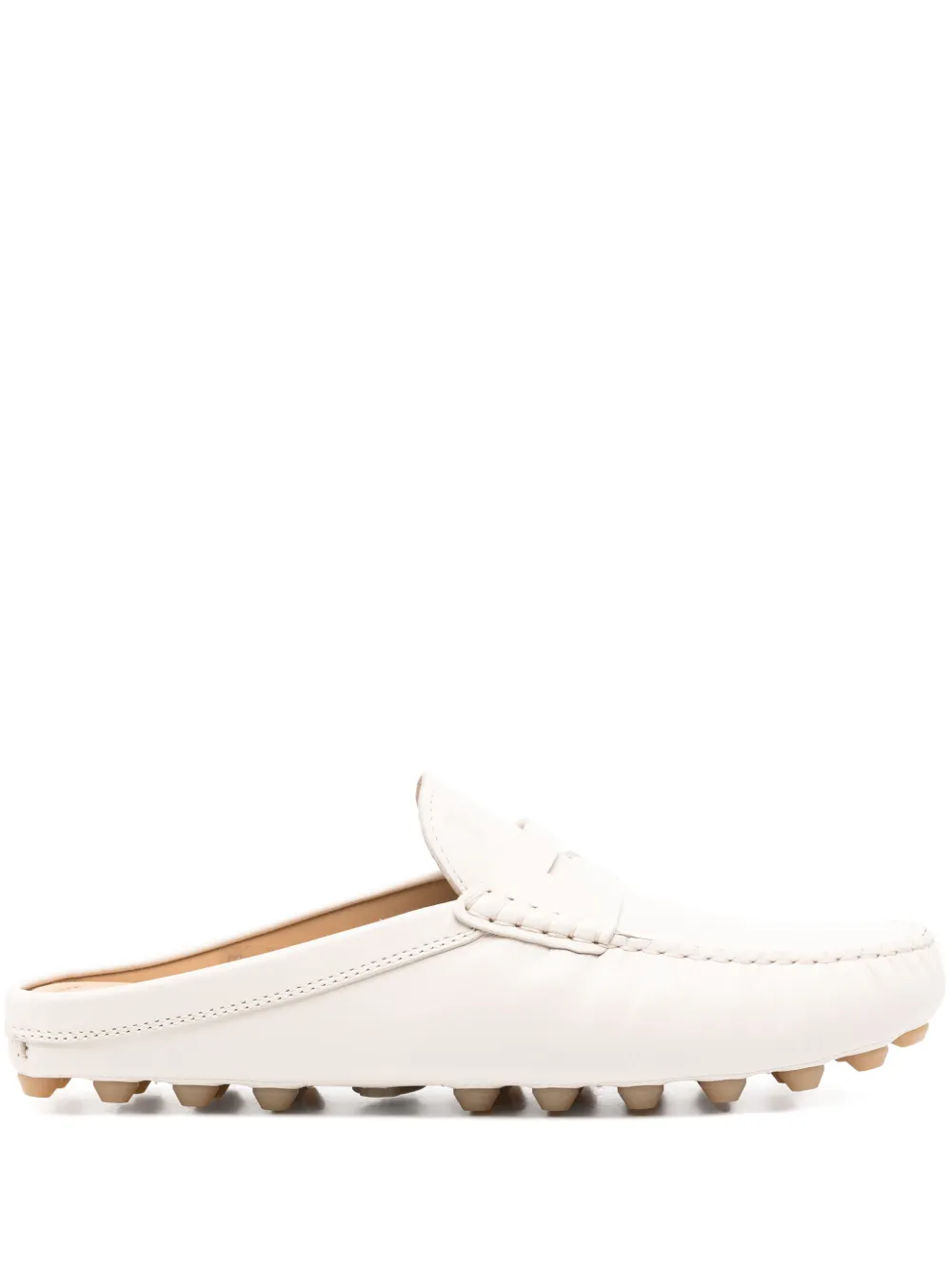 Tod's Leren slippers Beige