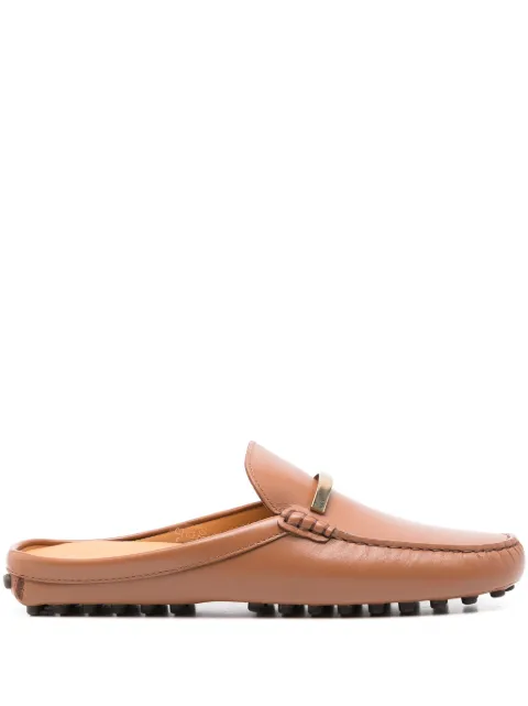 Tod's leather slippers