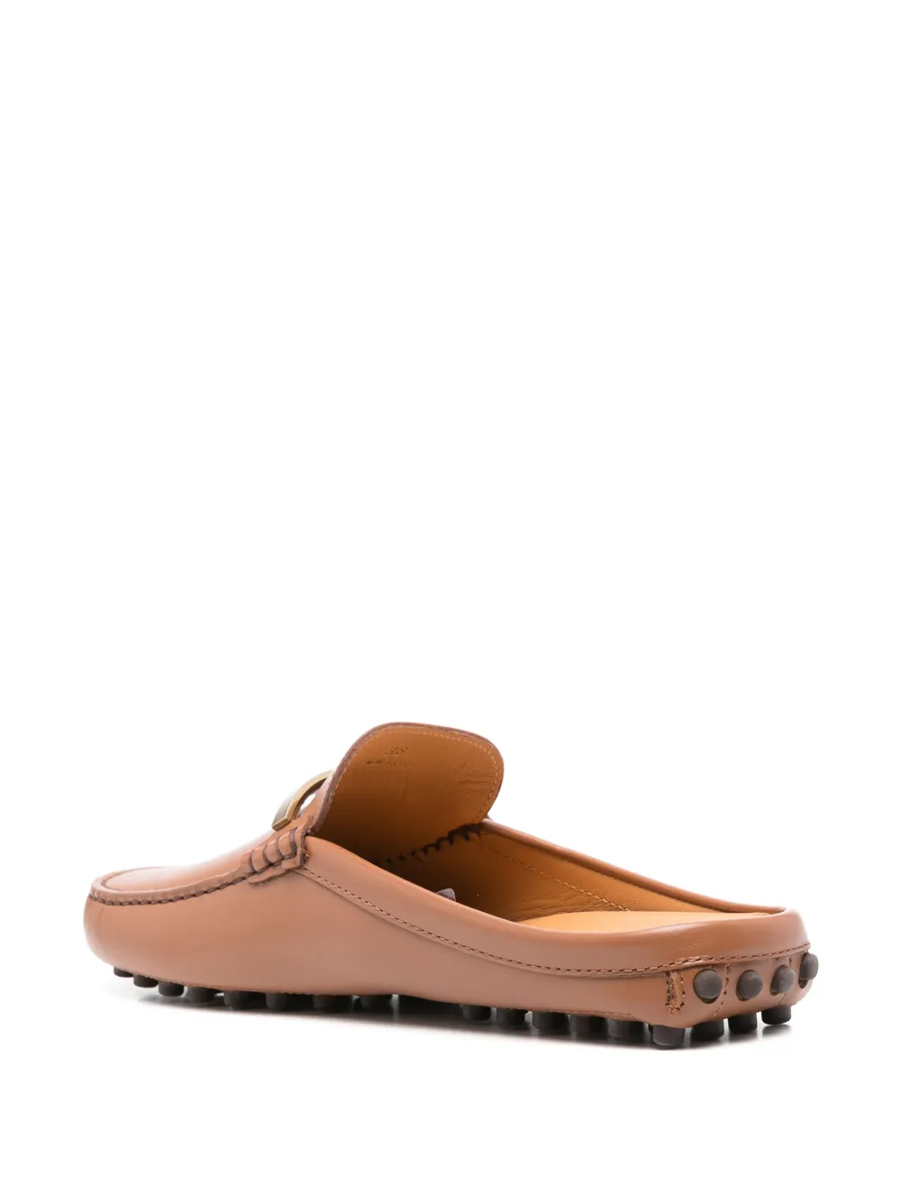 Tod's leather slippers Brown