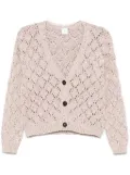 Eleventy open-knit cardigan - Pink