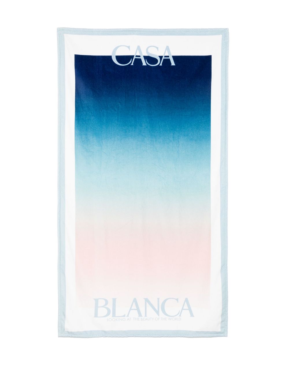 Casablanca Strandlaken met kleurverloop (190 cm x 105 cm) - Blauw