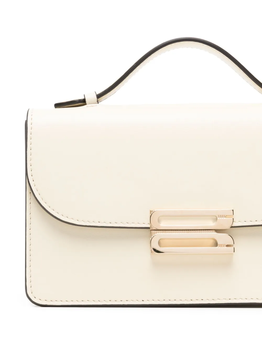 Shop Victoria Beckham Mini Dorian Tote Bag In Neutrals