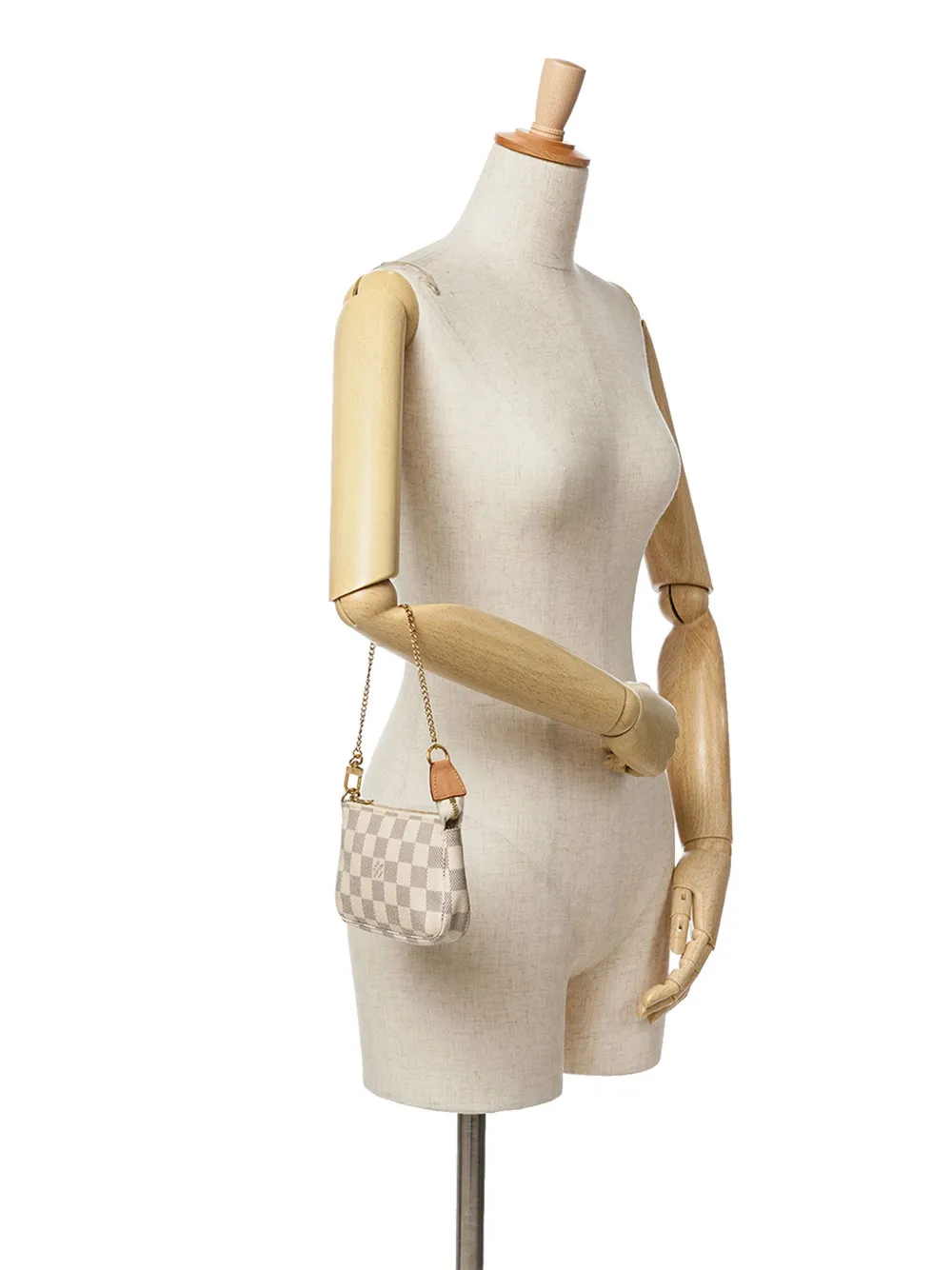 Louis Vuitton Pre-Owned 2020 Damier Azur Mini Pochette Accessoires handbag - Wit