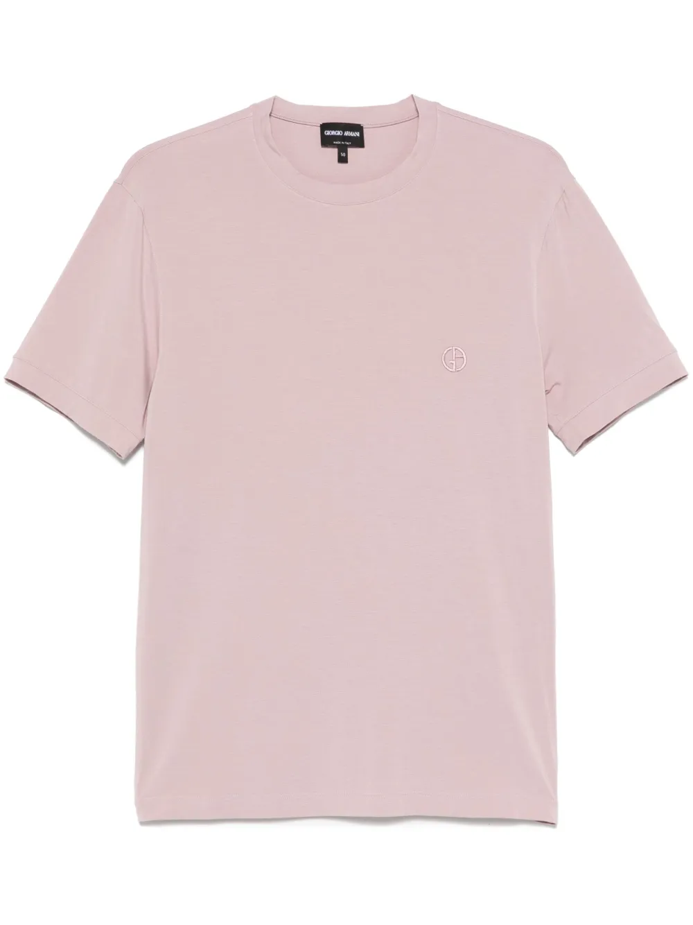 logo-embroidered T-shirt