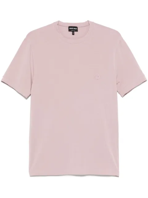Giorgio Armani t-shirt à logo brodé