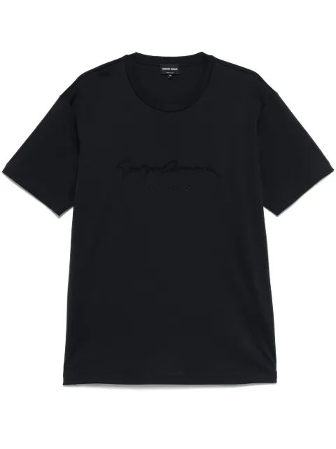 Giorgio Armani playera con logo bordado