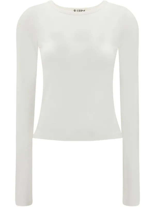 Éterne Fitted Longsleeves in White