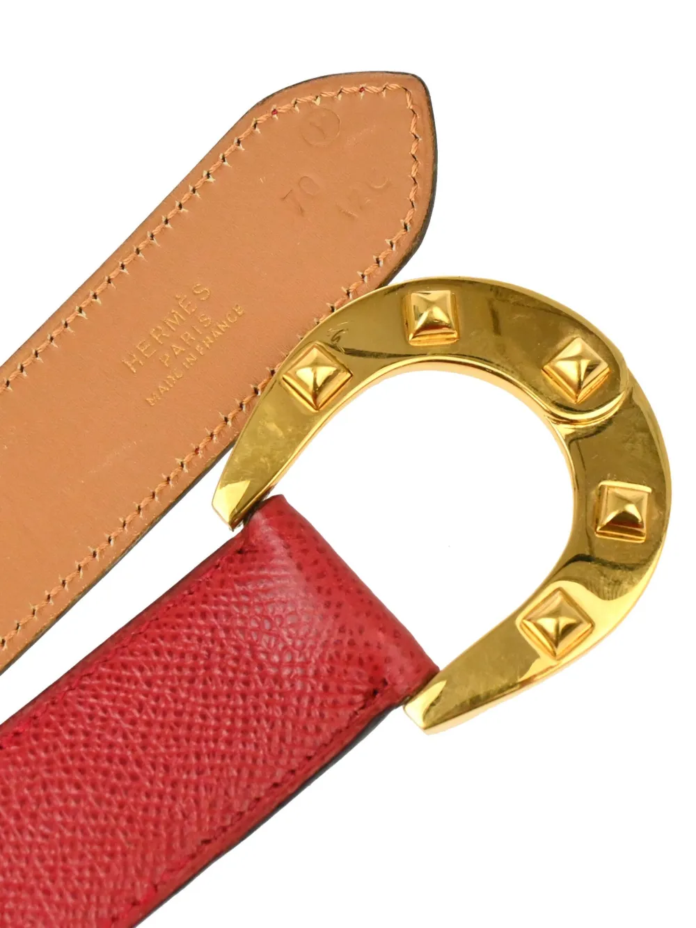 Hermès Pre-Owned 1995 Courchevel riem - Rood